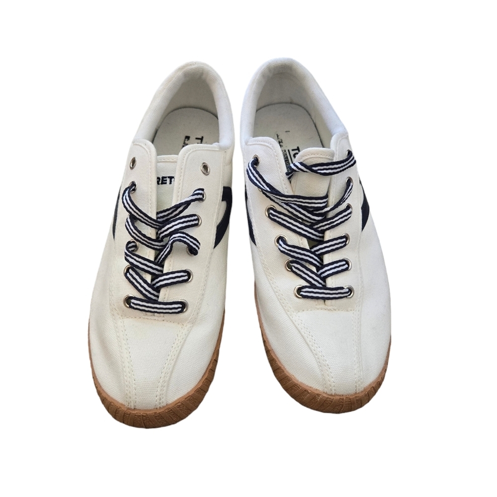 Court Shoes Pickelball Tretorn Blue EUC 10 Retro Nylite Gum Sole shoes classic